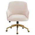 Safavieh Kierstin Adjustable Desk Chair, Gold & Light Pink SFV4773C
